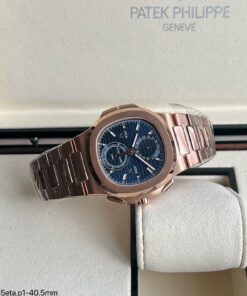 Super Clone Maquina ETA – Patek Philippe Nautilus Travel Time Chronograph