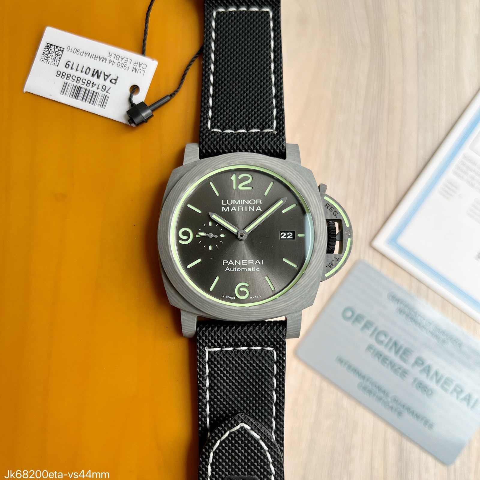 Super Clone Maquina ETA - Panerai Luminor Marina Carbotech