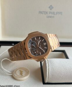 Super Clone Maquina ETA – Patek Philippe Nautilus Travel Time Chronograph