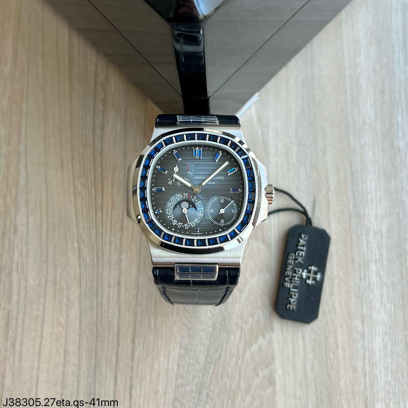Super Clone Maquina ETA – Patek Philippe Nautilus Annual Calendar Moon Phase