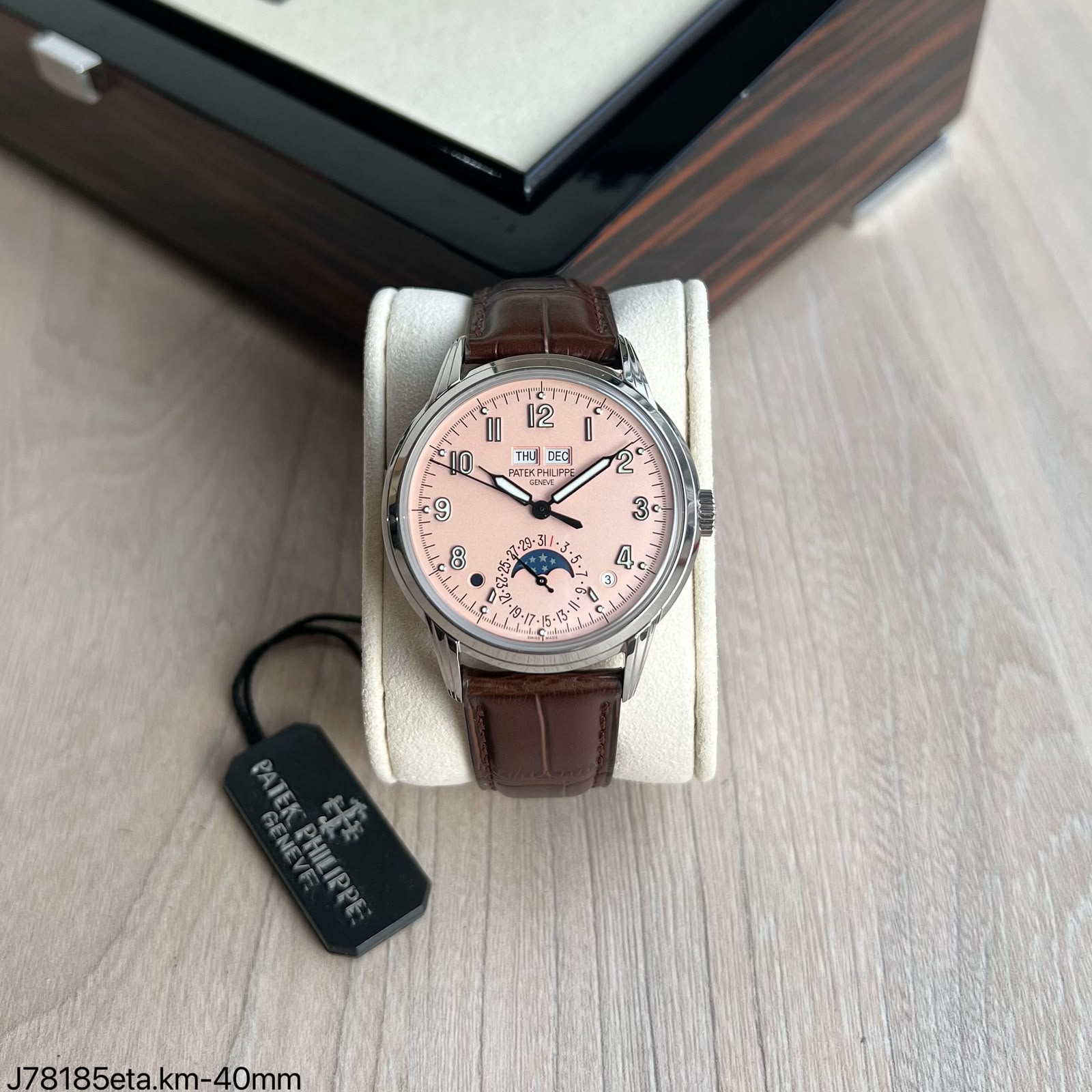 Super Clone Maquina ETA - Patek Philippe Grand Complications - Calendário Anual