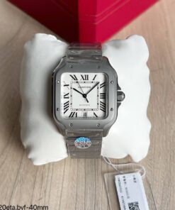 Super Clone Maquina ETA – Cartier Santos