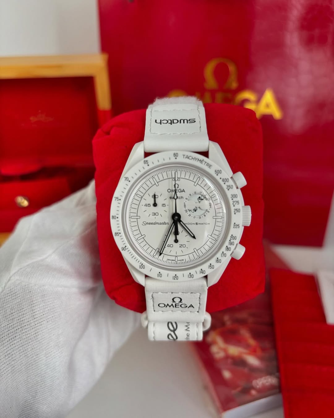Relógio Réplica Omega x Swatch