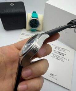 Relógio Réplica Iwc Couro Automático - Imagem 4