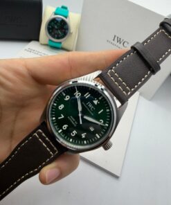 Relógio Réplica Iwc Couro Automático