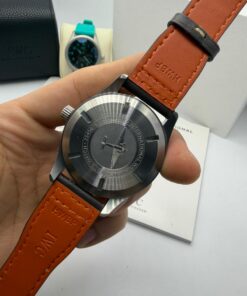 Alternative view of Relógio Réplica Iwc Couro Automático