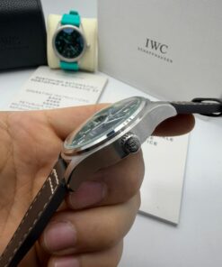 Relógio Réplica Iwc Couro Automático - Imagem 6