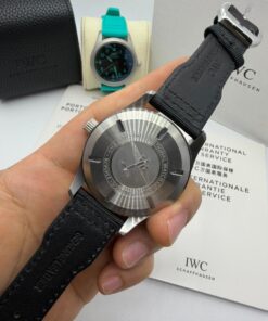 Relógio Réplica Iwc Couro Automático - Imagem 7