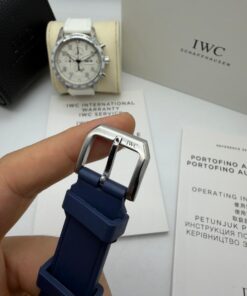 Relógio Réplica Iwc Couro Batéria - Imagem 3