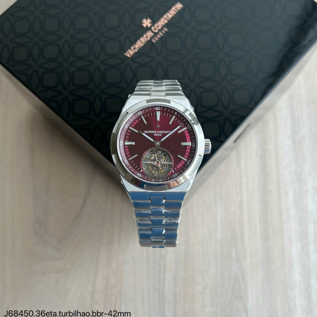 SUPER CLONE MÁQUINA ETA – Vacheron Constantin Overseas Tourbillon.