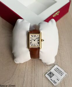 SUPER CLONE MÁQUINA ETA – Cartier Tank Must Red Dial