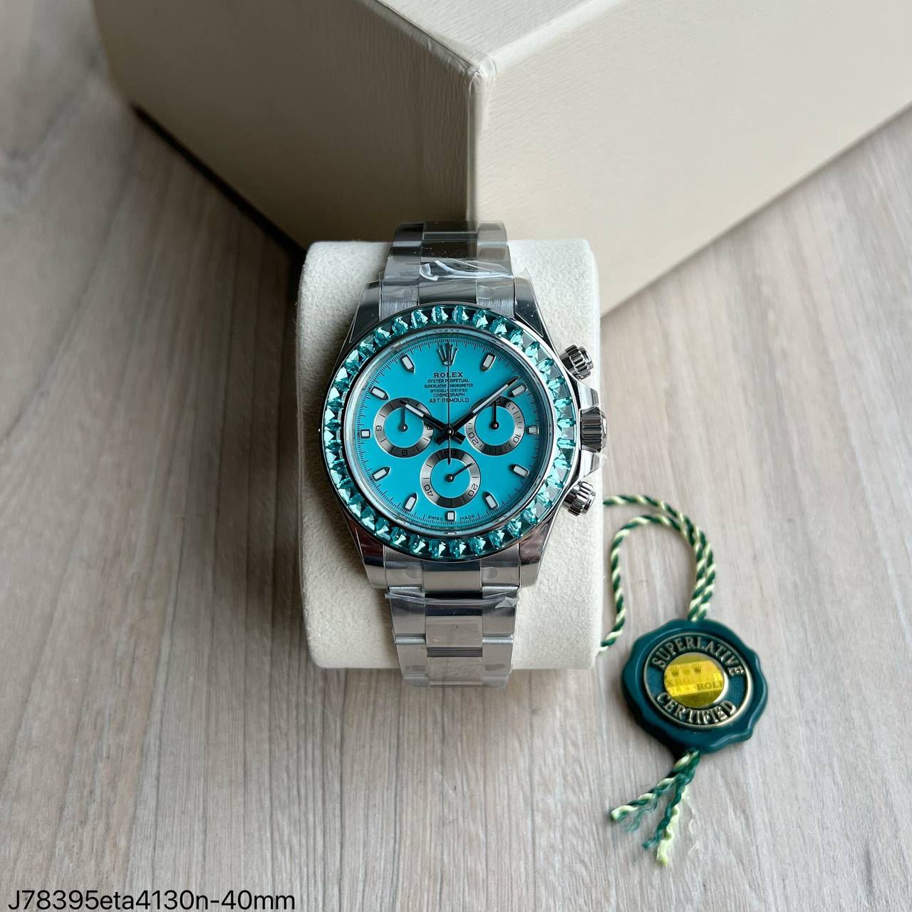 SUPER CLONE MÁQUINA ETA – Rolex Daytona Tiffany Blue