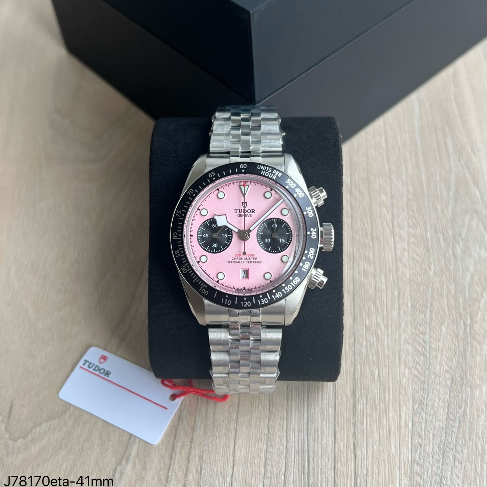 SUPER CLONE MAQUINA ETA – Tudor Black Bay Chrono Pink
