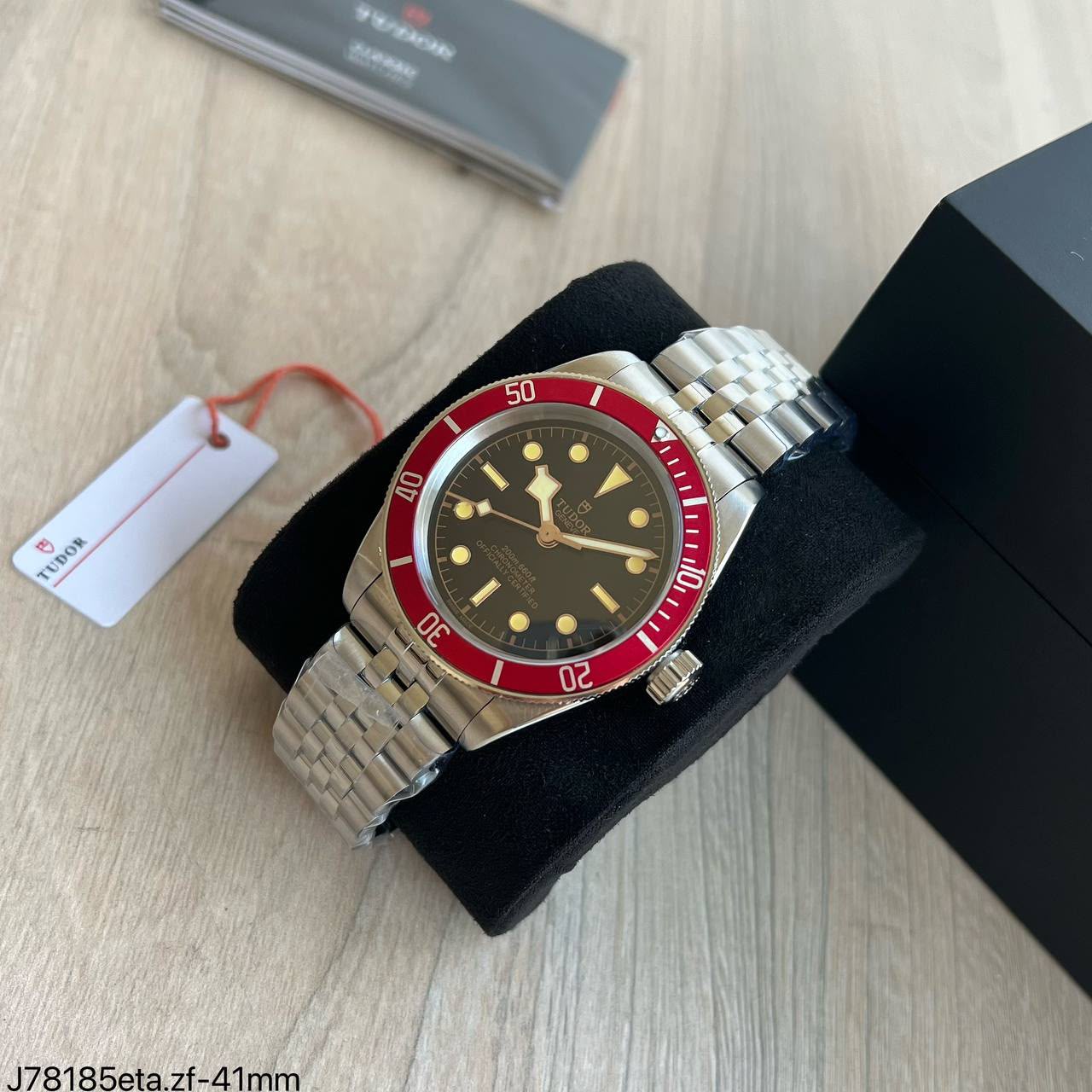 Super Clone Maquina ETA - Tudor Black Bay Burgundy