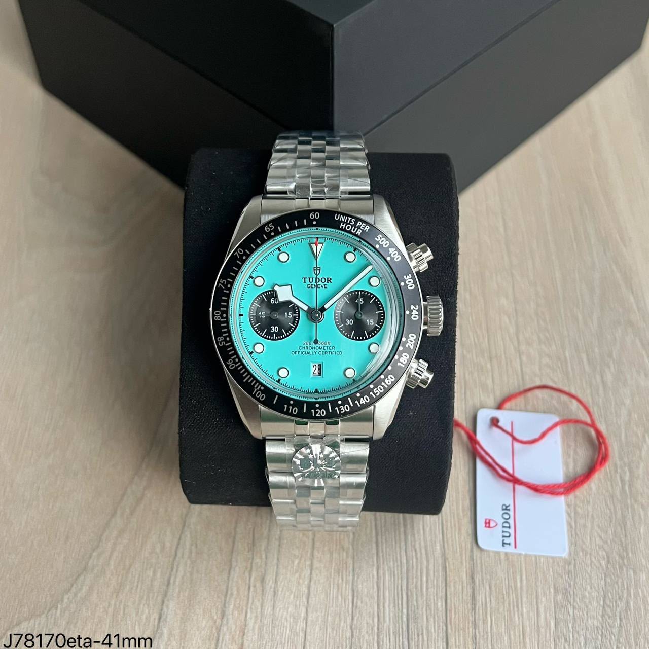 Super Clone Maquina ETA - Tudor Black Bay Chrono Flamingo Blue