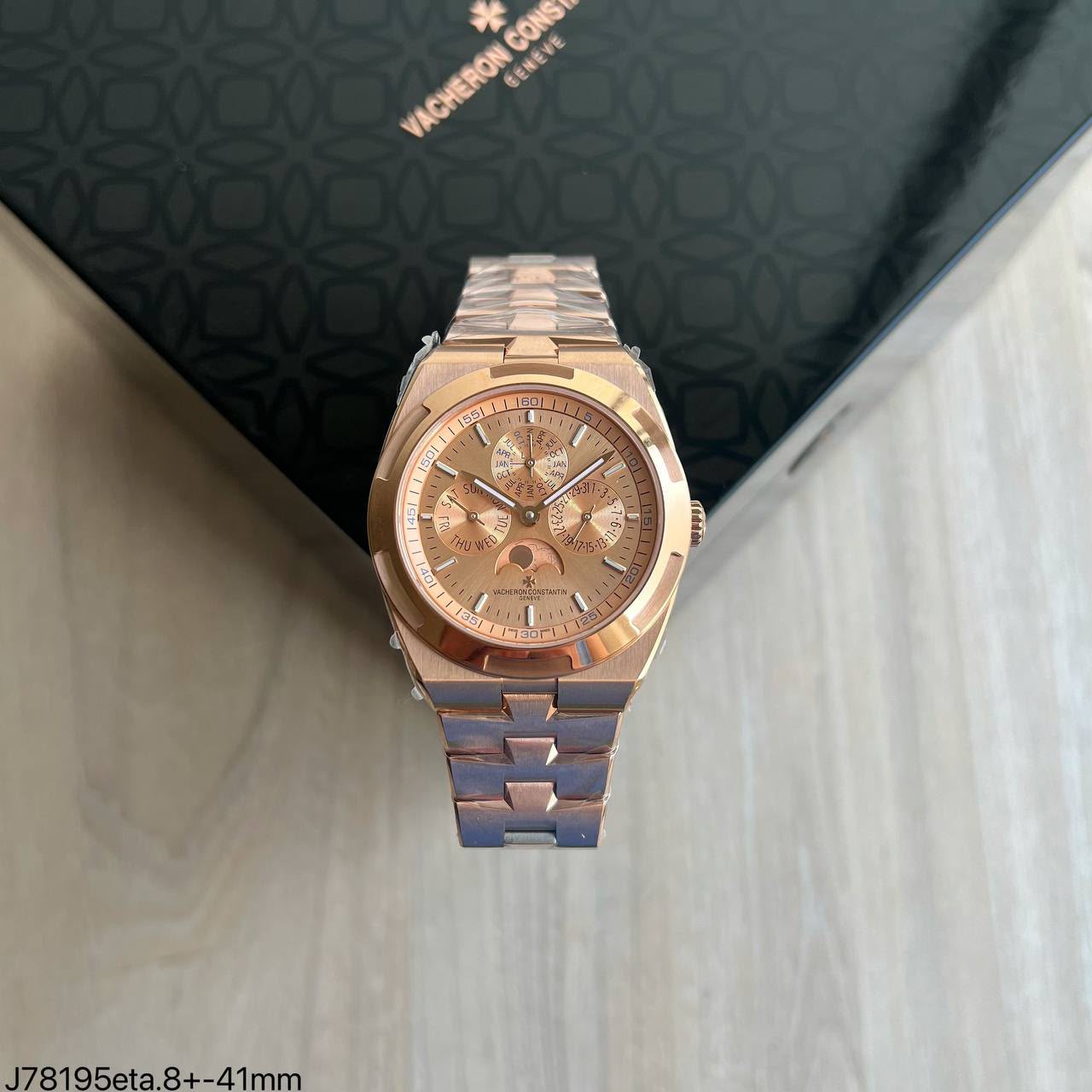 Super Clone Maquina ETA – Vacheron Constantin Overseas Perpetual Calendar