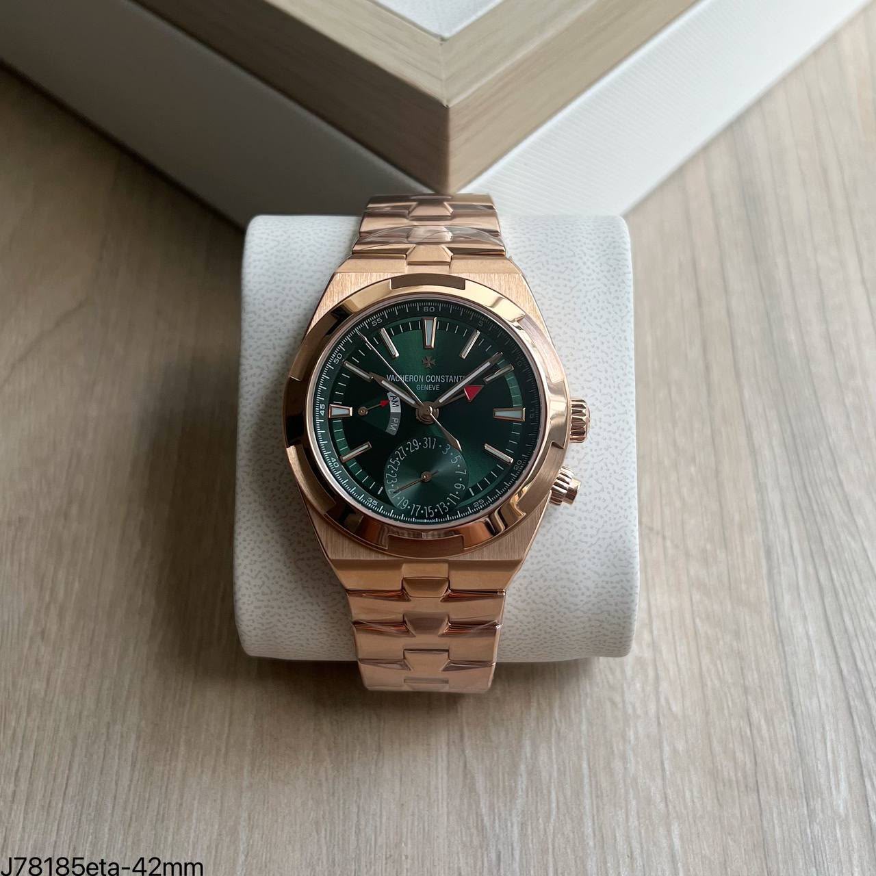 Super Clone Maquina ETA - Vacheron Constantin Overseas Dual Time