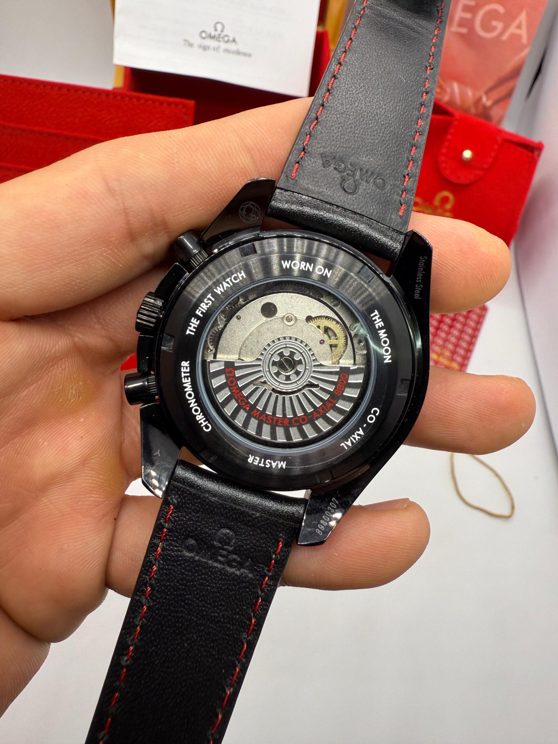 Relógio Réplica Omega Speedmaster Dark Apollo 8 - Imagem 3
