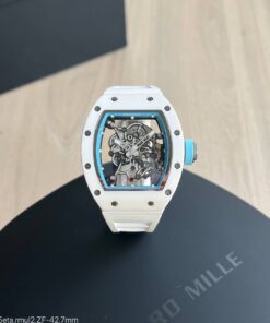 Super Clone Maquina ETA - Richard Mille RM 35-02 Rafael Nadal White Quartz Skeleton