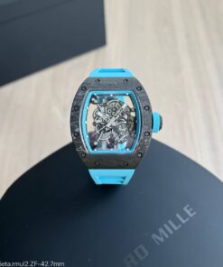 Super Clone Maquina ETA - Richard Mille RM 35-02 Rafael Nadal Blue Carbon Skeleton