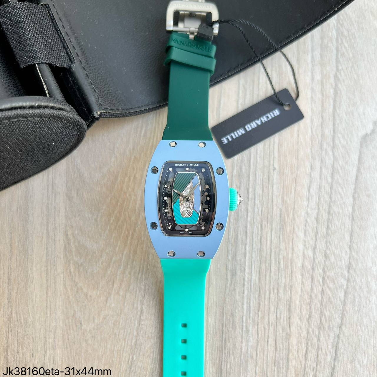 Super Clone Maquina ETA - Richard Mille RM 07-01 Blue Turquoise