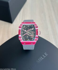 Super Clone Maquina ETA - Richard Mille RM 35-02 Rafael Nadal Red Quartz Skeleton