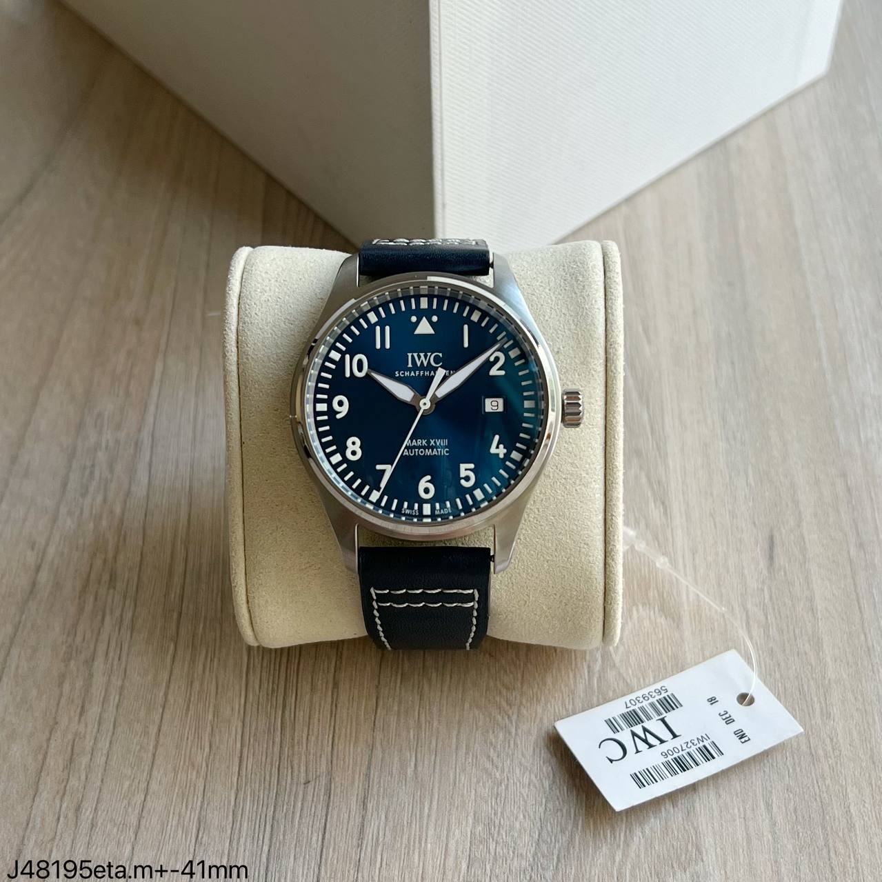 Super Clone Maquina ETA – IWC Schaffhausen Pilot`s Watch Mark XVIIII Blue Dial