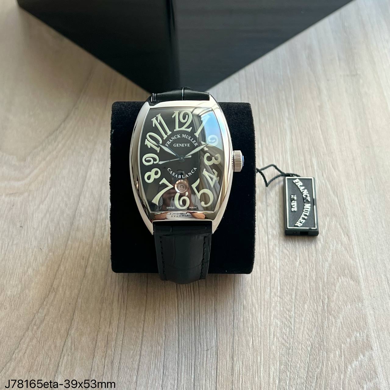 Super Clone Maquina ETA – Franck Muller Casablanca Black Dial