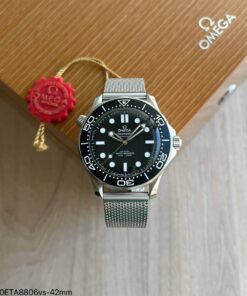Super Clone Maquina ETA – Omega Seamaster Black Dial