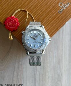 Super Clone Maquina ETA – Omega Seamaster Silver Dial