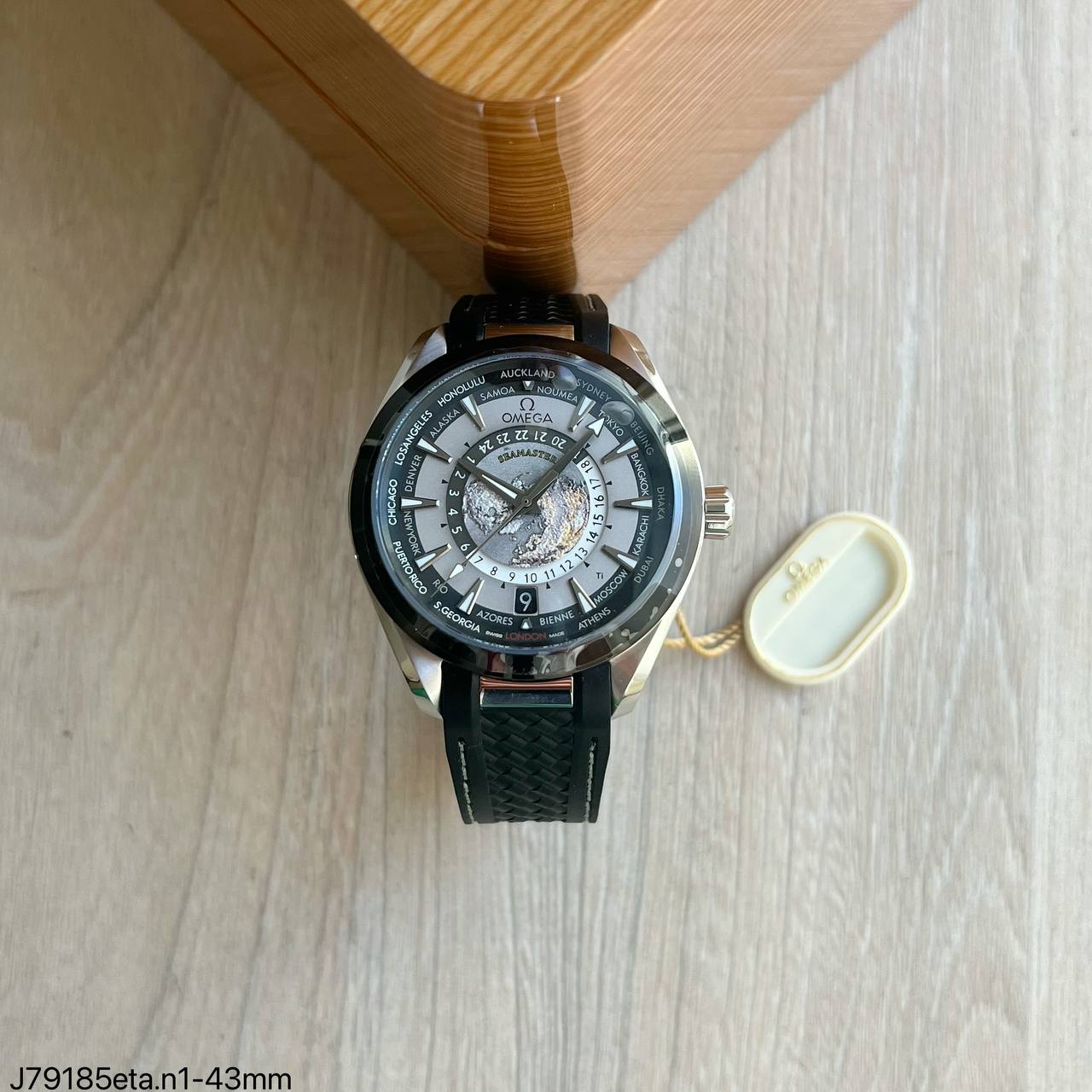 Super Clone Maquina ETA - Omega Seamaster Moonwatch Professional Black Dial