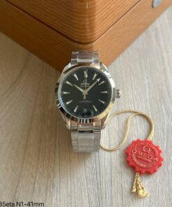 Super Clone Maquina ETA - Omega Seamaster Aqua Terra Black Dial