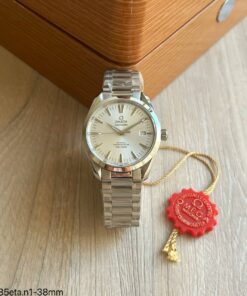 Super Clone Maquina ETA - Omega Seamaster Aqua Terra White Dial