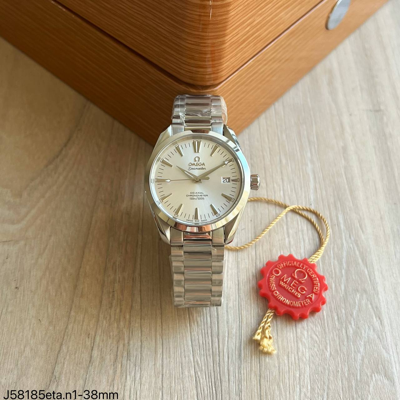Super Clone Maquina ETA - Omega Seamaster Aqua Terra White Dial