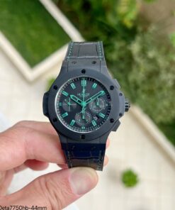 Super Clone Maquina ETA – Hublot Big Bang All Black Green