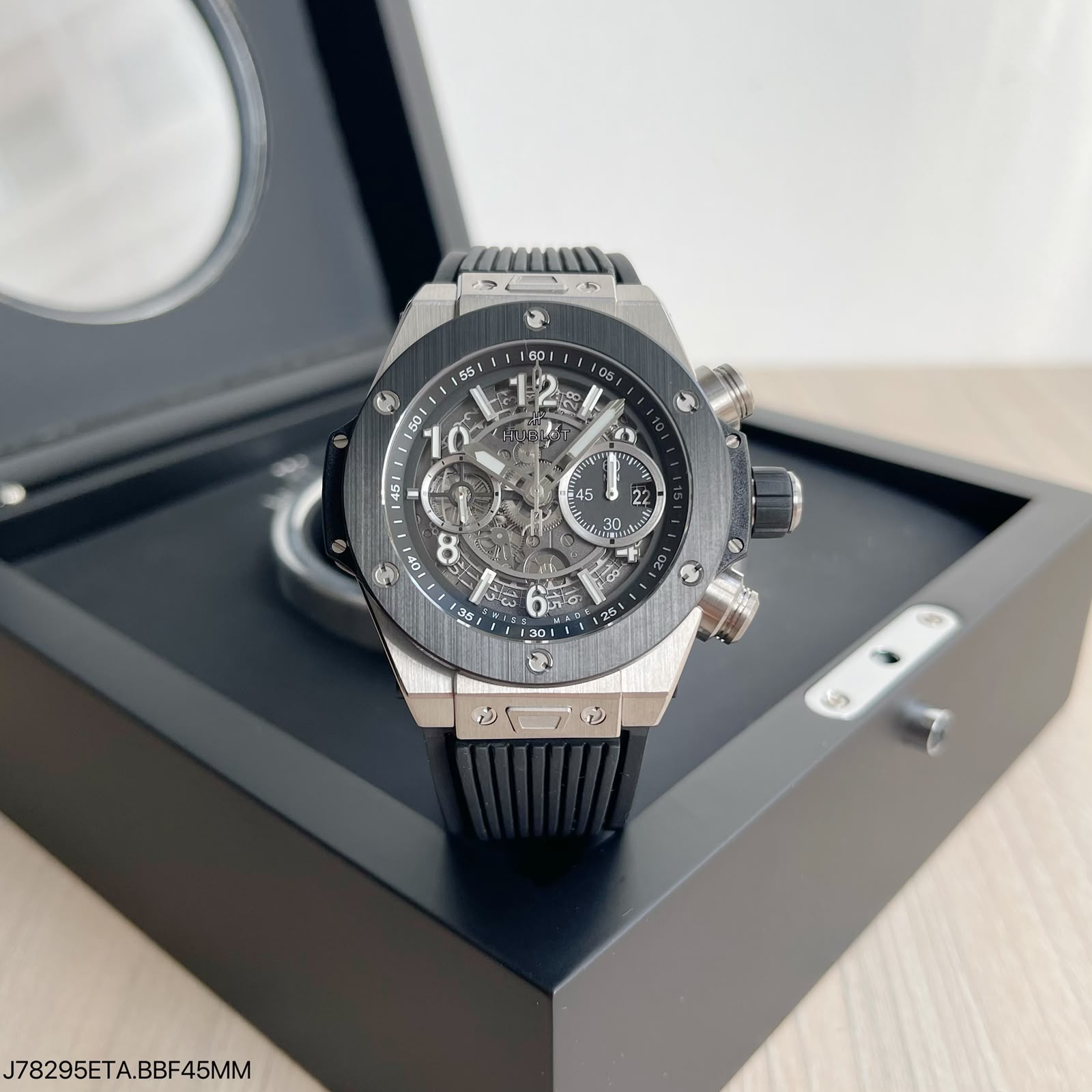 Super Clone Maquina ETA – Hublot Big Bang Unico Skeleton Chronograph