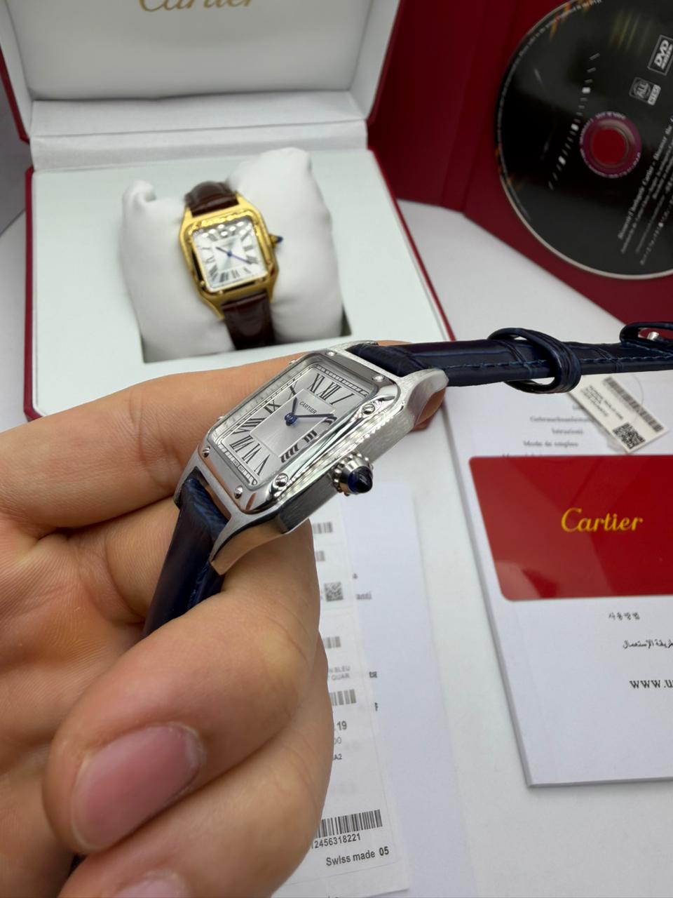 Réplica de Relógio - Cartier Santos de Cartier - Imagem 4