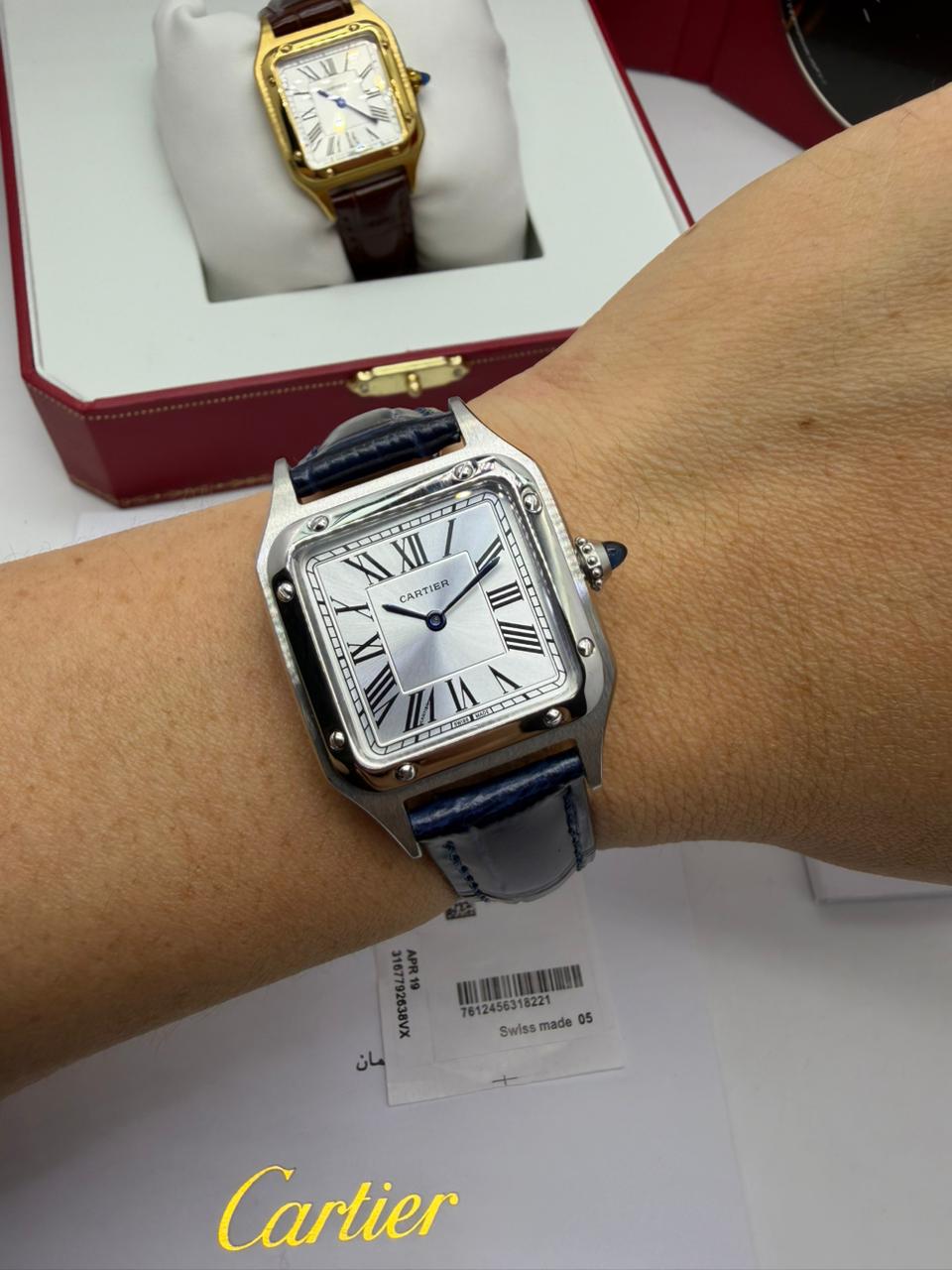Réplica de Relógio - Cartier Santos de Cartier - Imagem 2