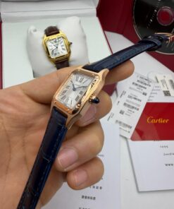 Réplica de Relógio - Cartier Santos de Cartier - Imagem 5