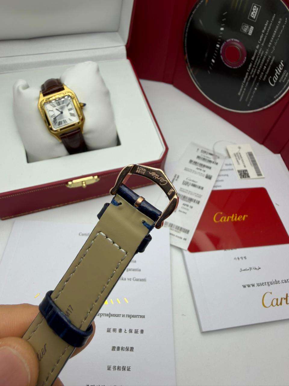 Réplica de Relógio - Cartier Santos de Cartier - Imagem 4