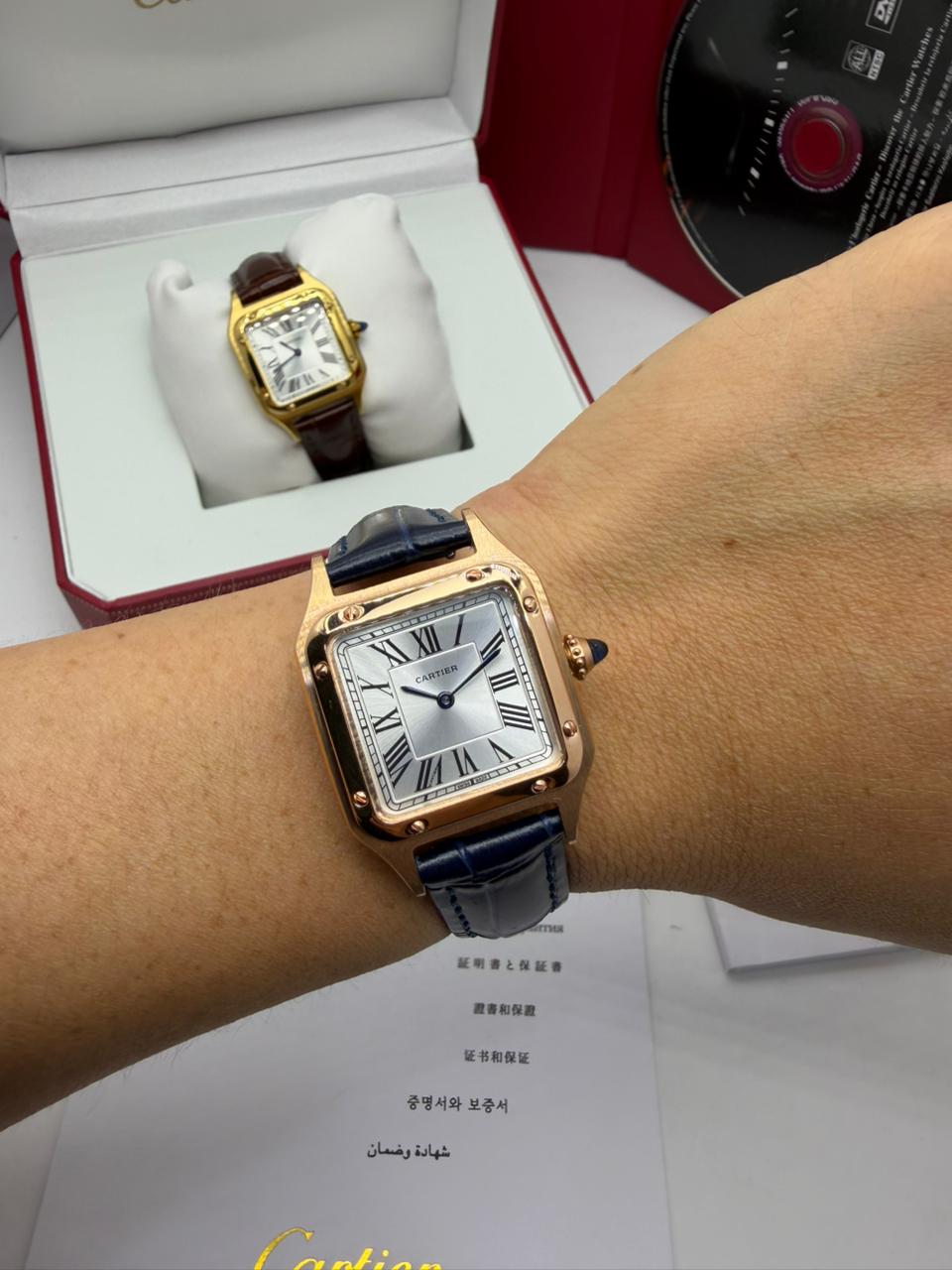 Réplica de Relógio - Cartier Santos de Cartier - Imagem 3