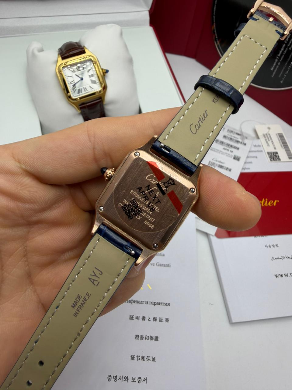 Réplica de Relógio - Cartier Santos de Cartier - Imagem 2