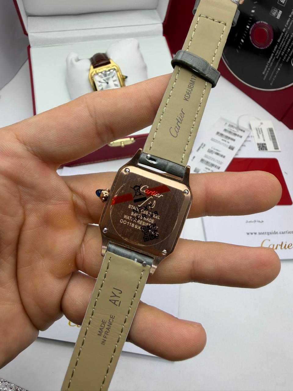 Réplica de Relógio - Cartier Santos de Cartier - Imagem 2